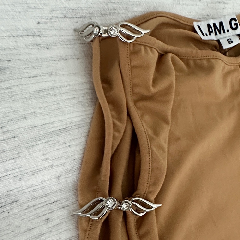I.AM.GIA Women's Camel Set Top XS Bottom S - Picture 7 of 8